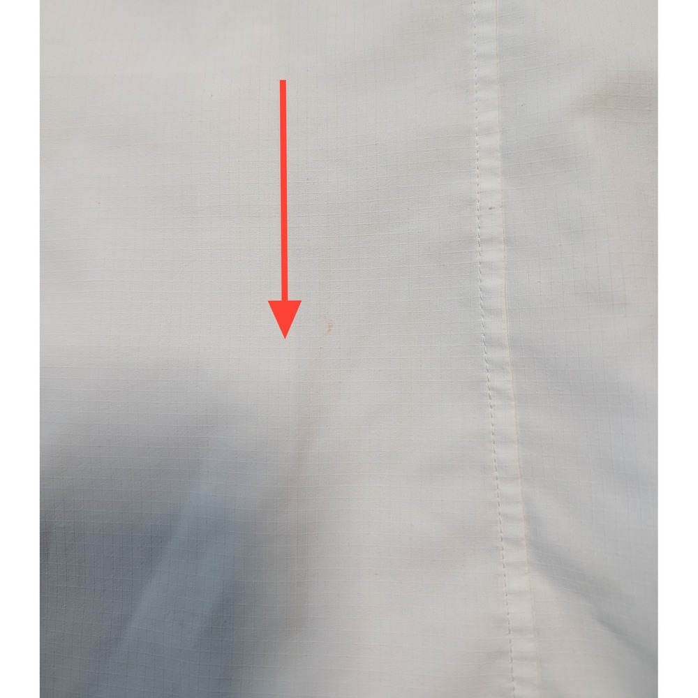 Patagonia Women Long Sleeve Snap Front Fishing Hiking Shirt 10 White Ripstop - Picture 6 of 11